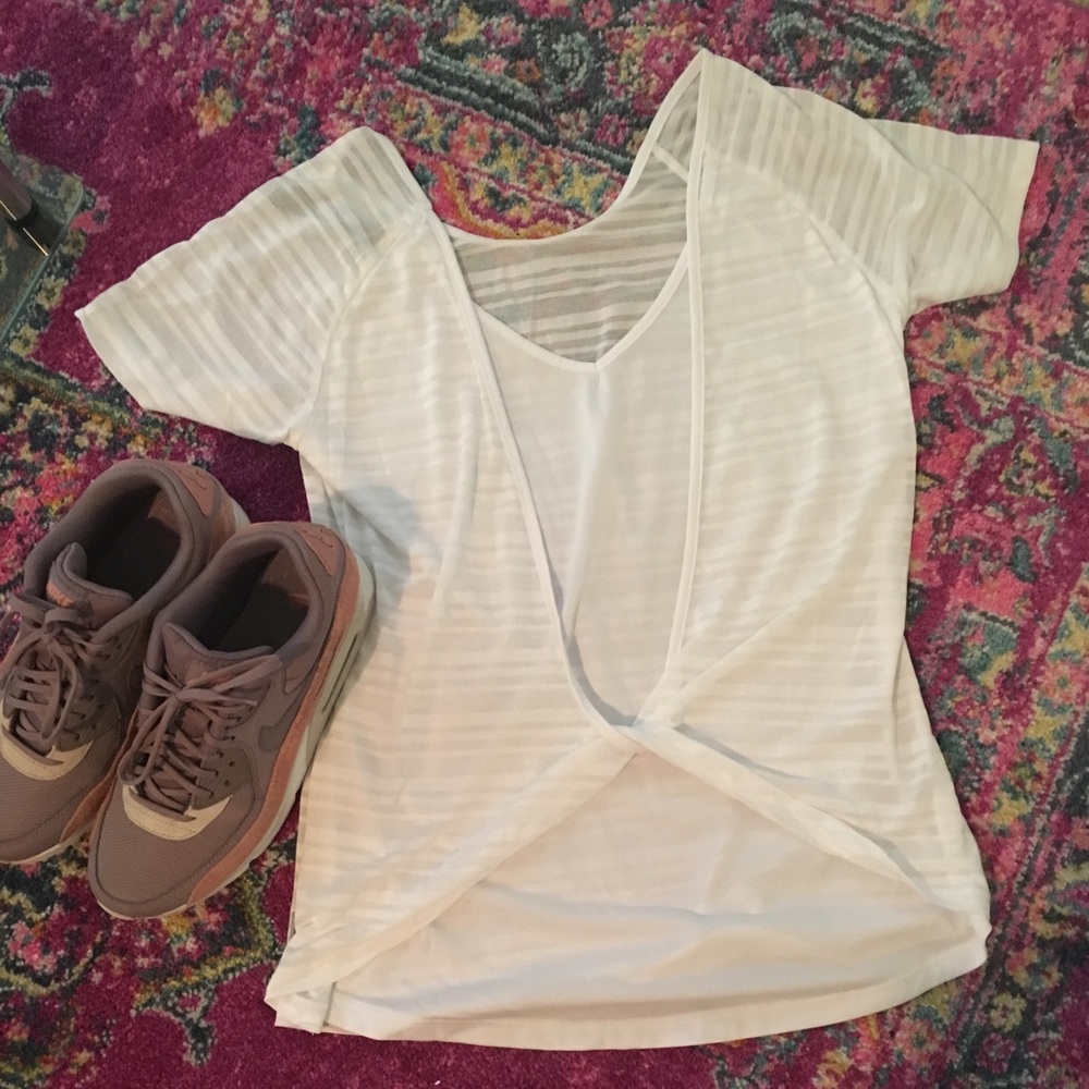 White Reebok Top